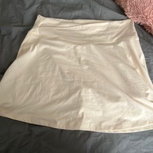 tan athletic skirt